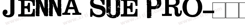 Jenna Sue Pro字体转换